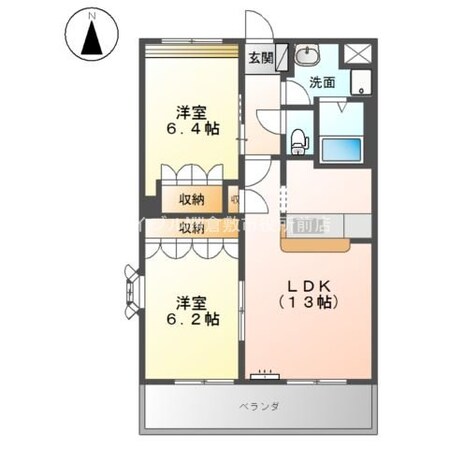 グラシアスの物件間取画像